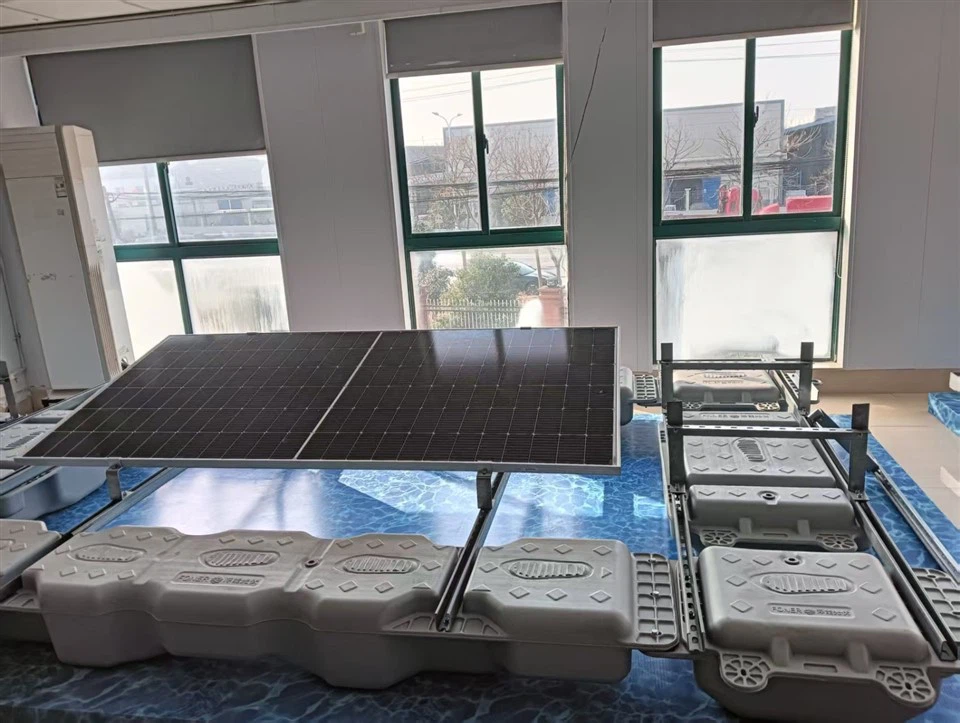 rigid connection floating  system actual model